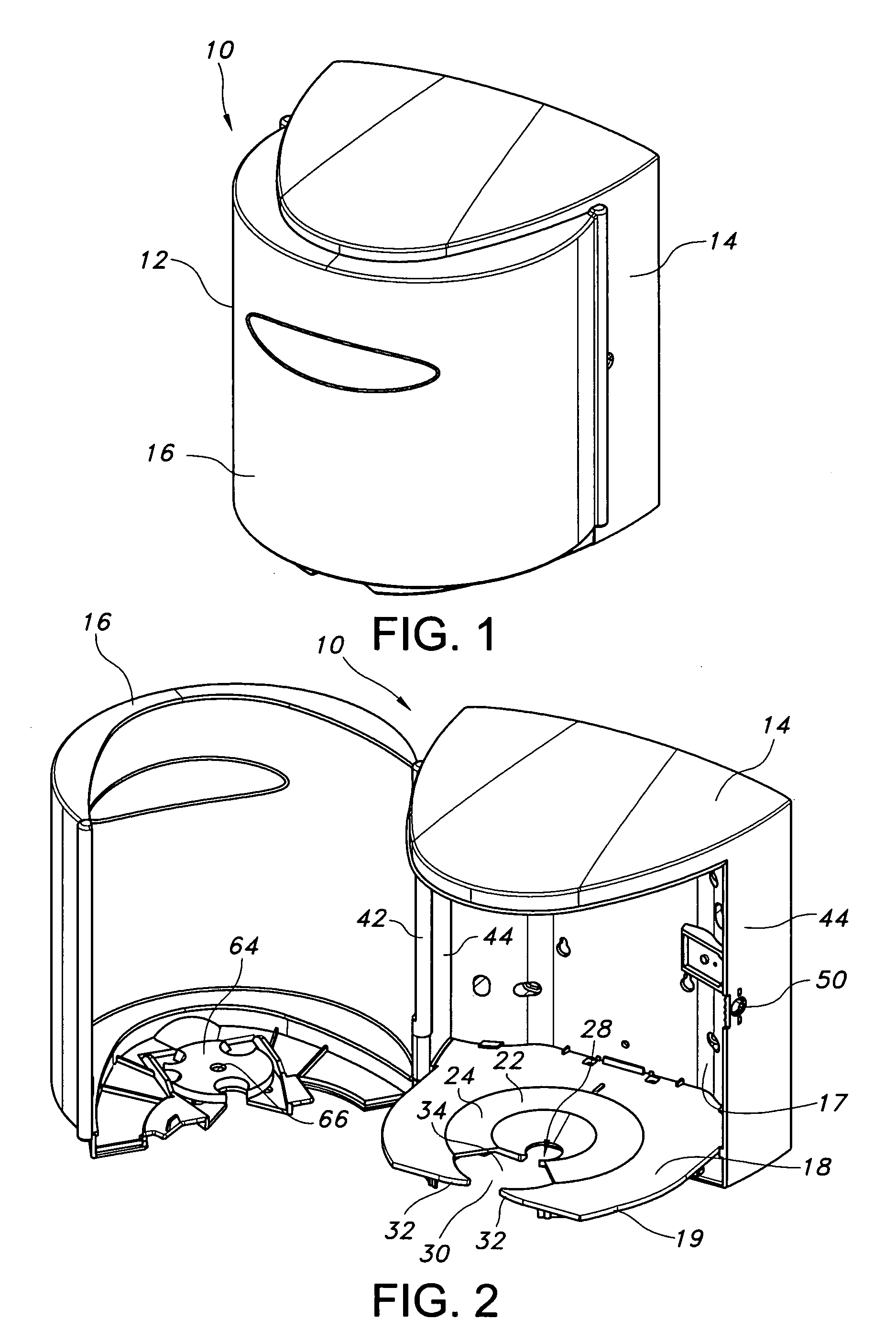 Dispenser for sheet material