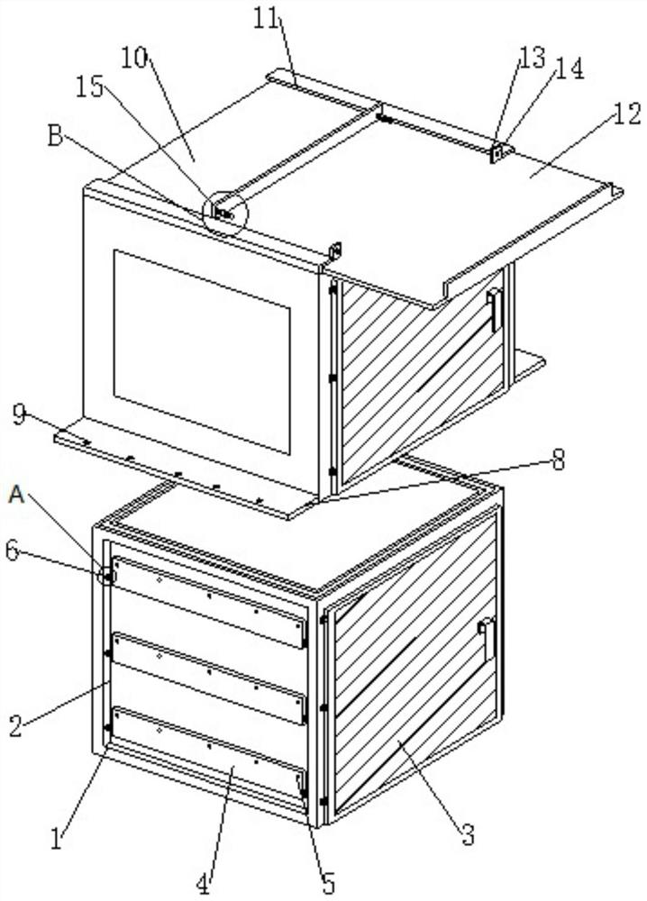 Automobile maintenance accessory cabinet