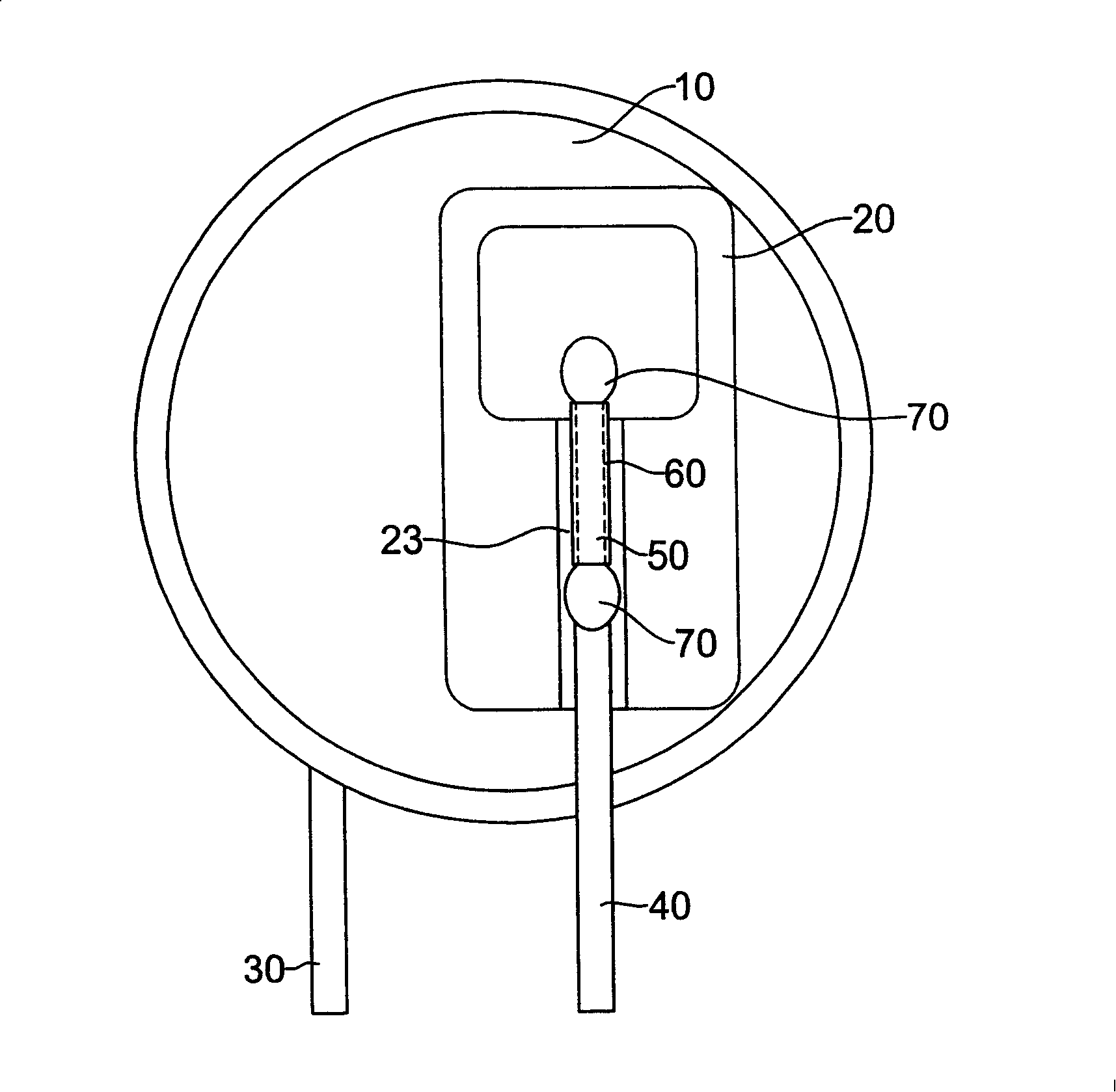 Voltage dependent resistor with hot protection function