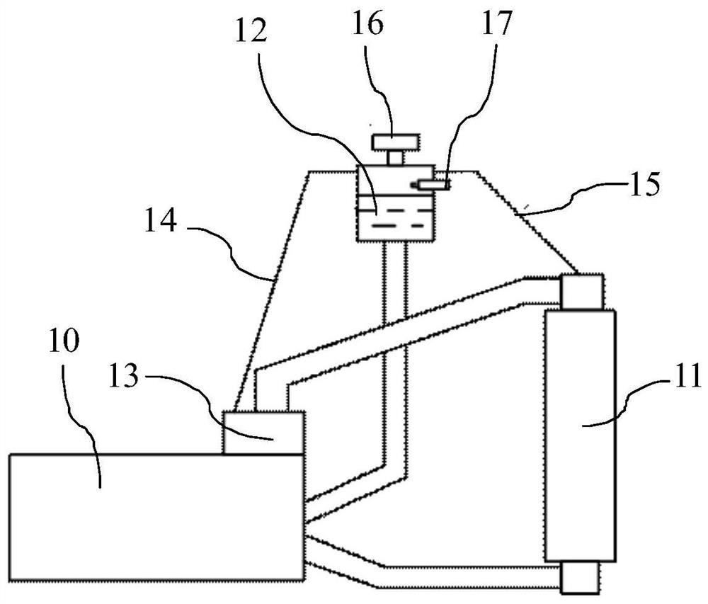 Engine cooling system, diesel engine and method for detecting whether cooling liquid is too high in temperature