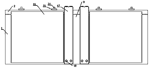 Modular detachable SMC composite molded battery pack for new energy automobile