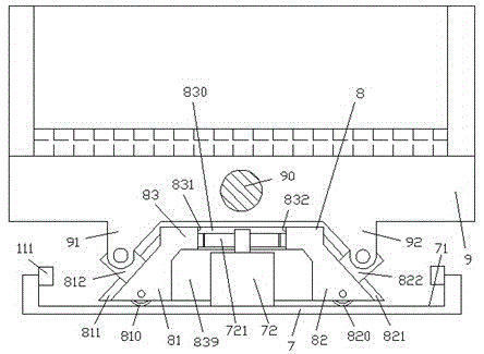 Material vibration device convenient to maintain