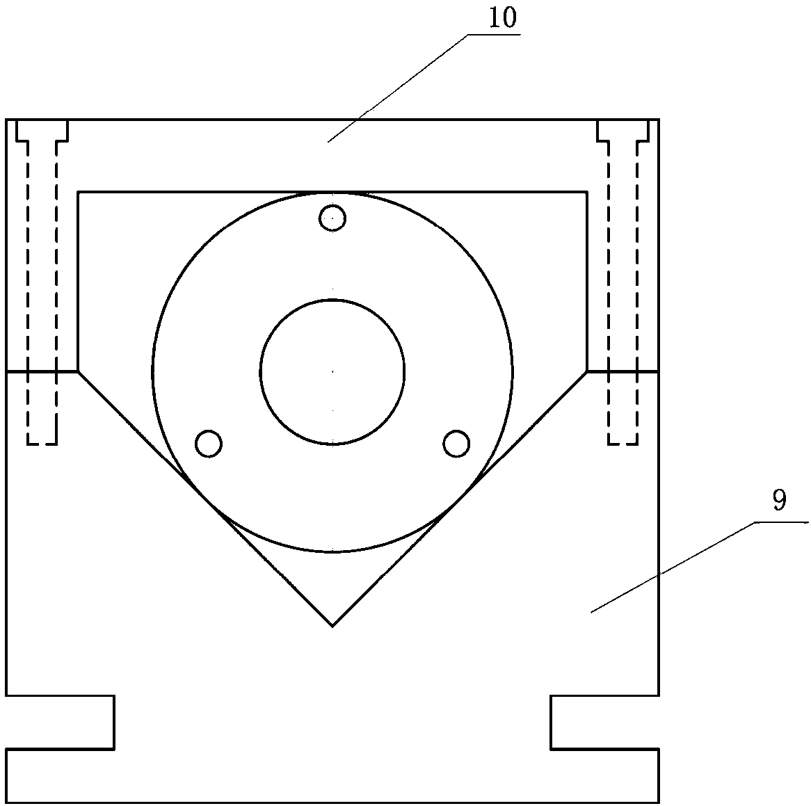 A narrowband optical frequency filter device