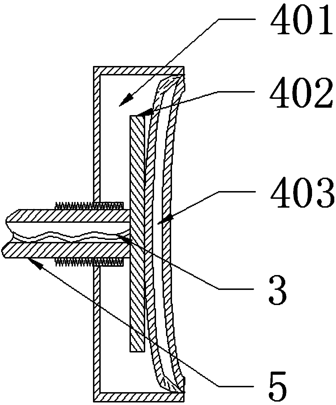 Mop handle convenient to hang