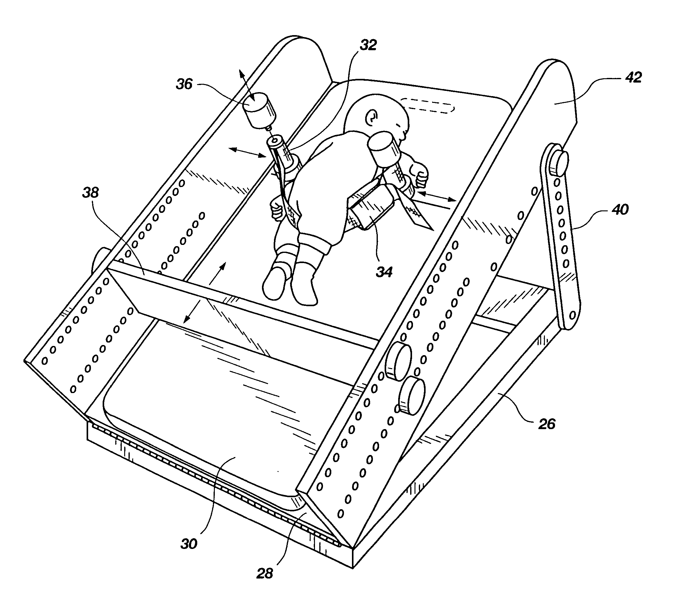 Infant reflux mattress suspense system and bed