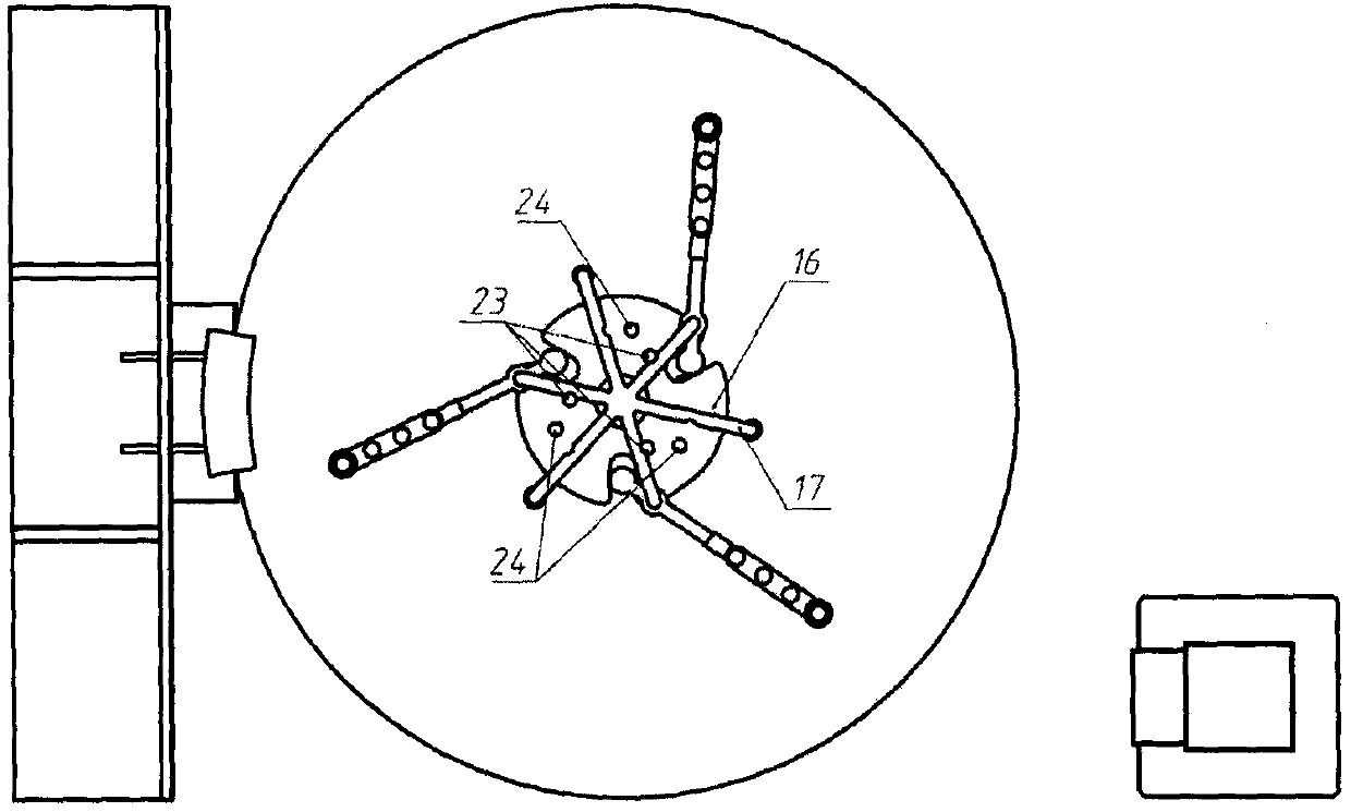 Automobile hub rim detection bench