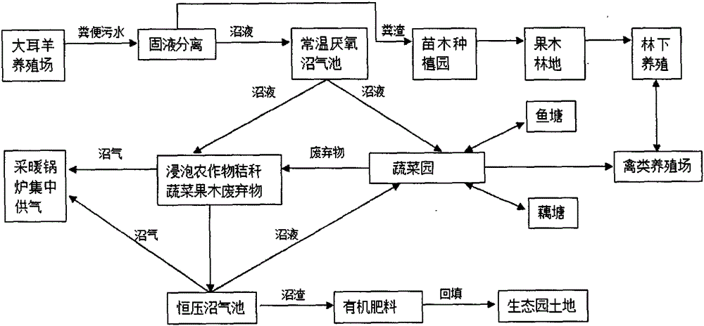 Novel highly-efficient agro-ecological circulating system