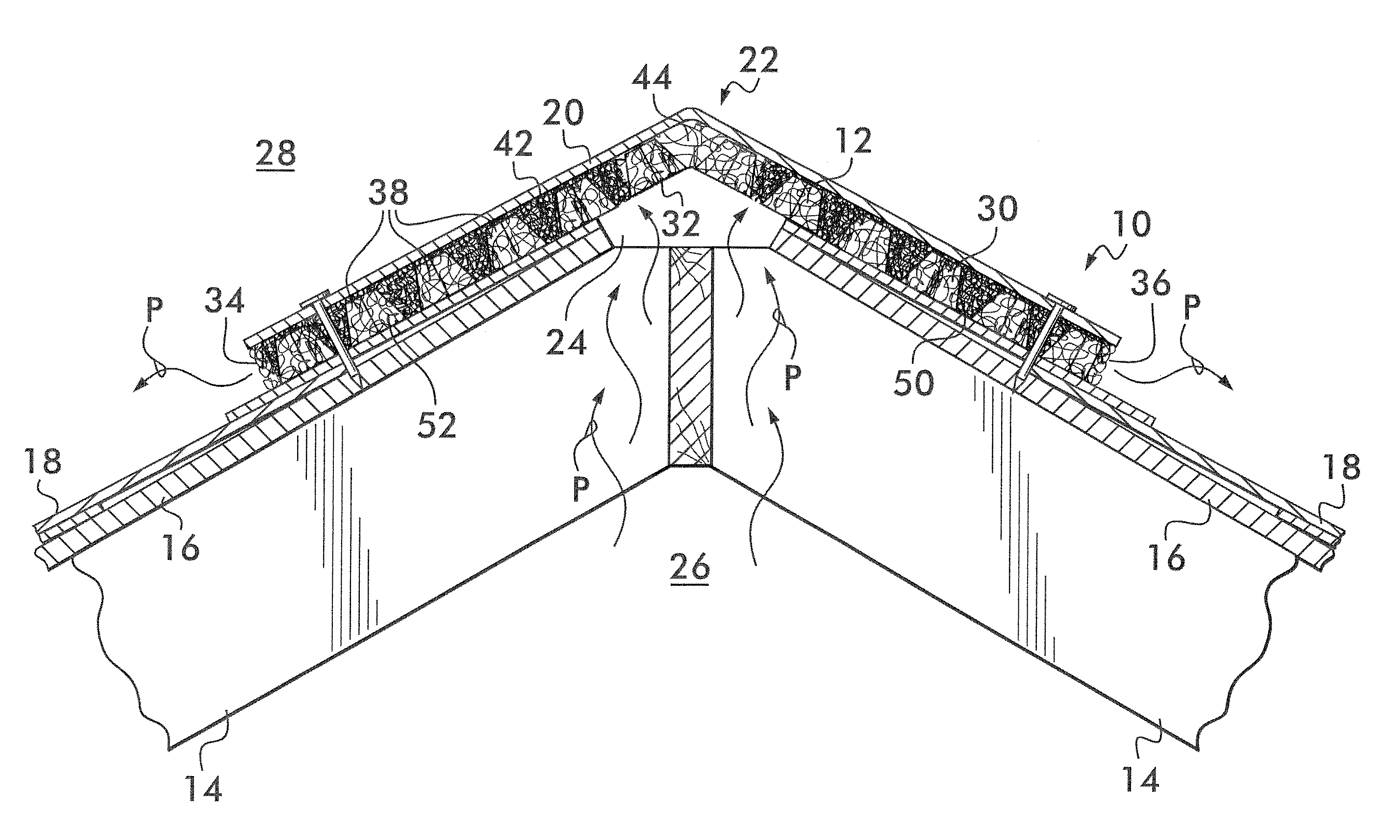 Ridge Vent and Roof Ridge Assembly