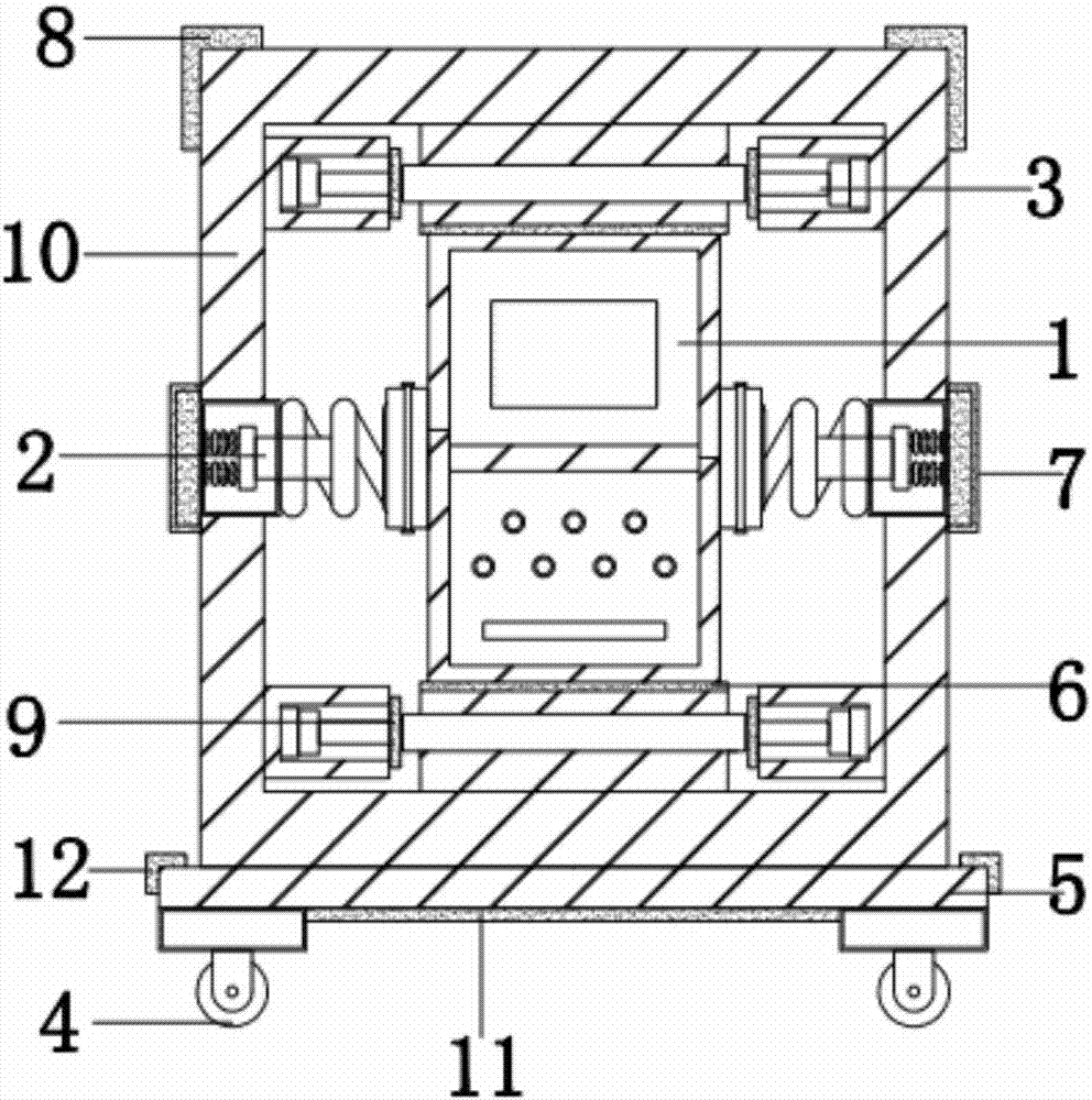 Protecting device for computer mobile internet