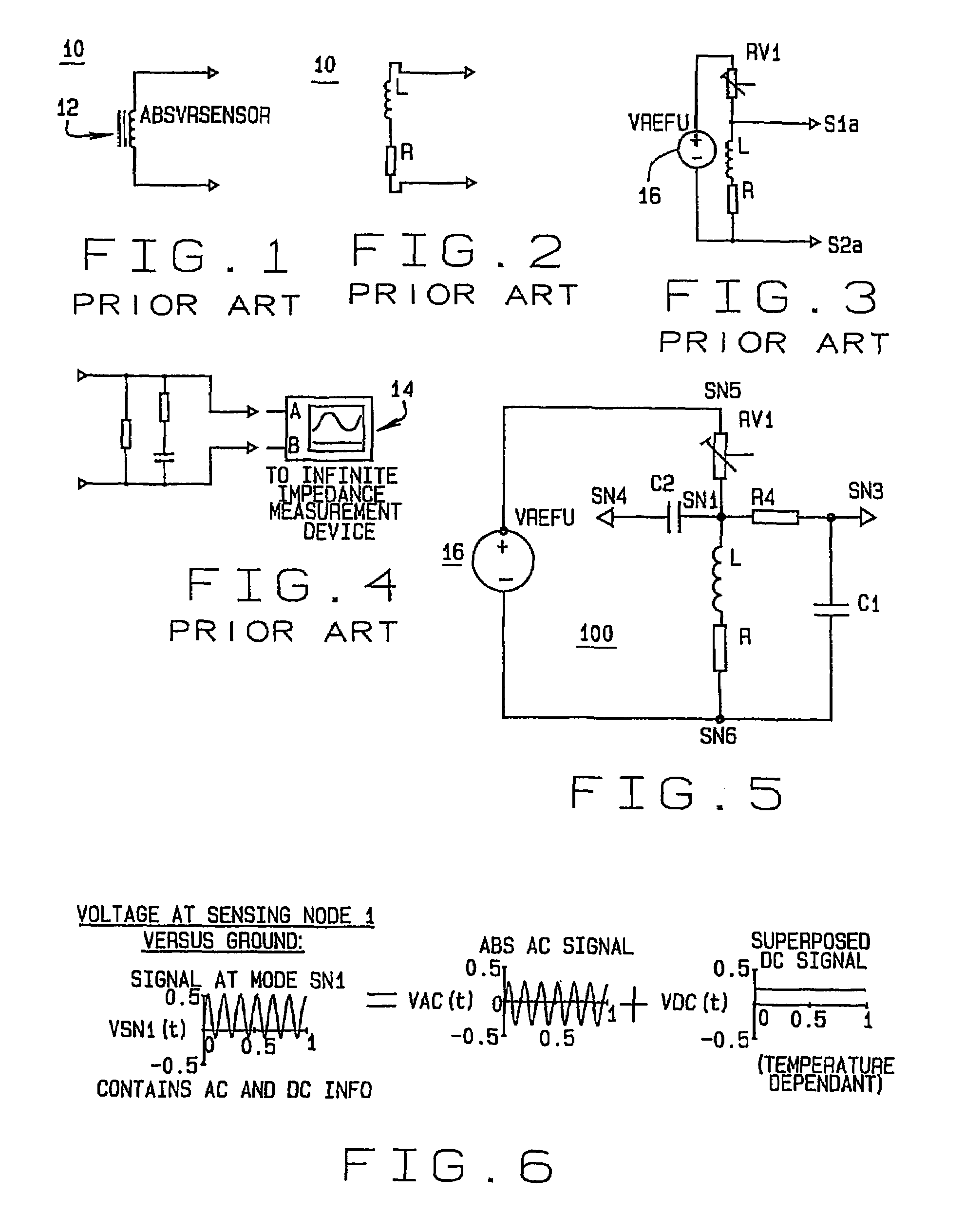 Rotation sensor with temperature measuring feature