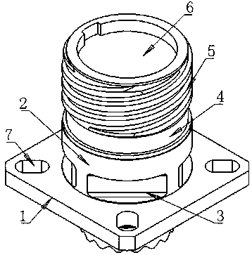 Special multifunctional position-stopping connection piece