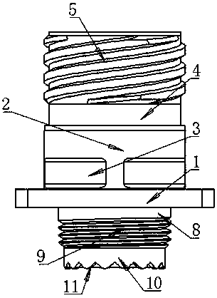 Special multifunctional position-stopping connection piece