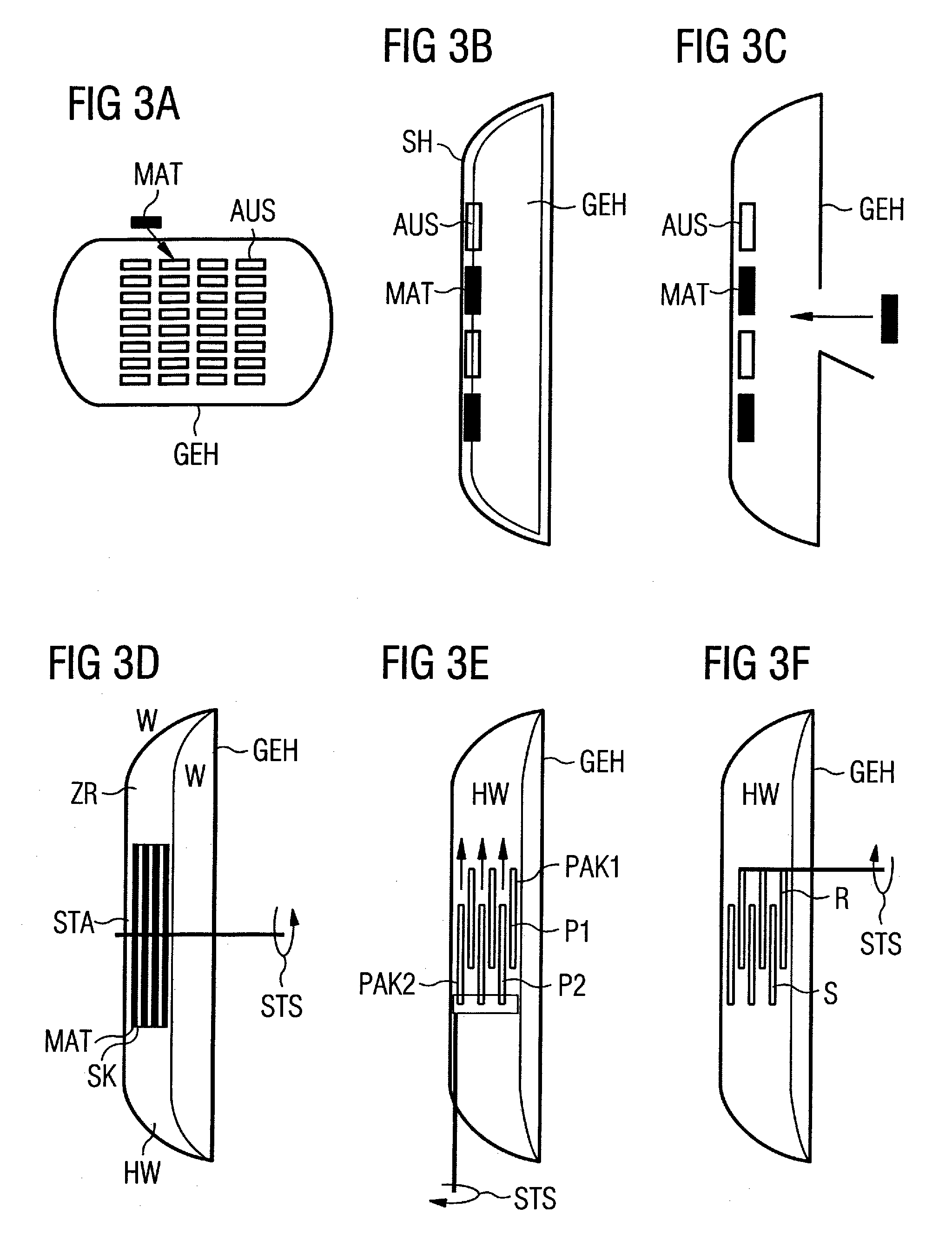 Arrangement for radiation of a radio-frequency field