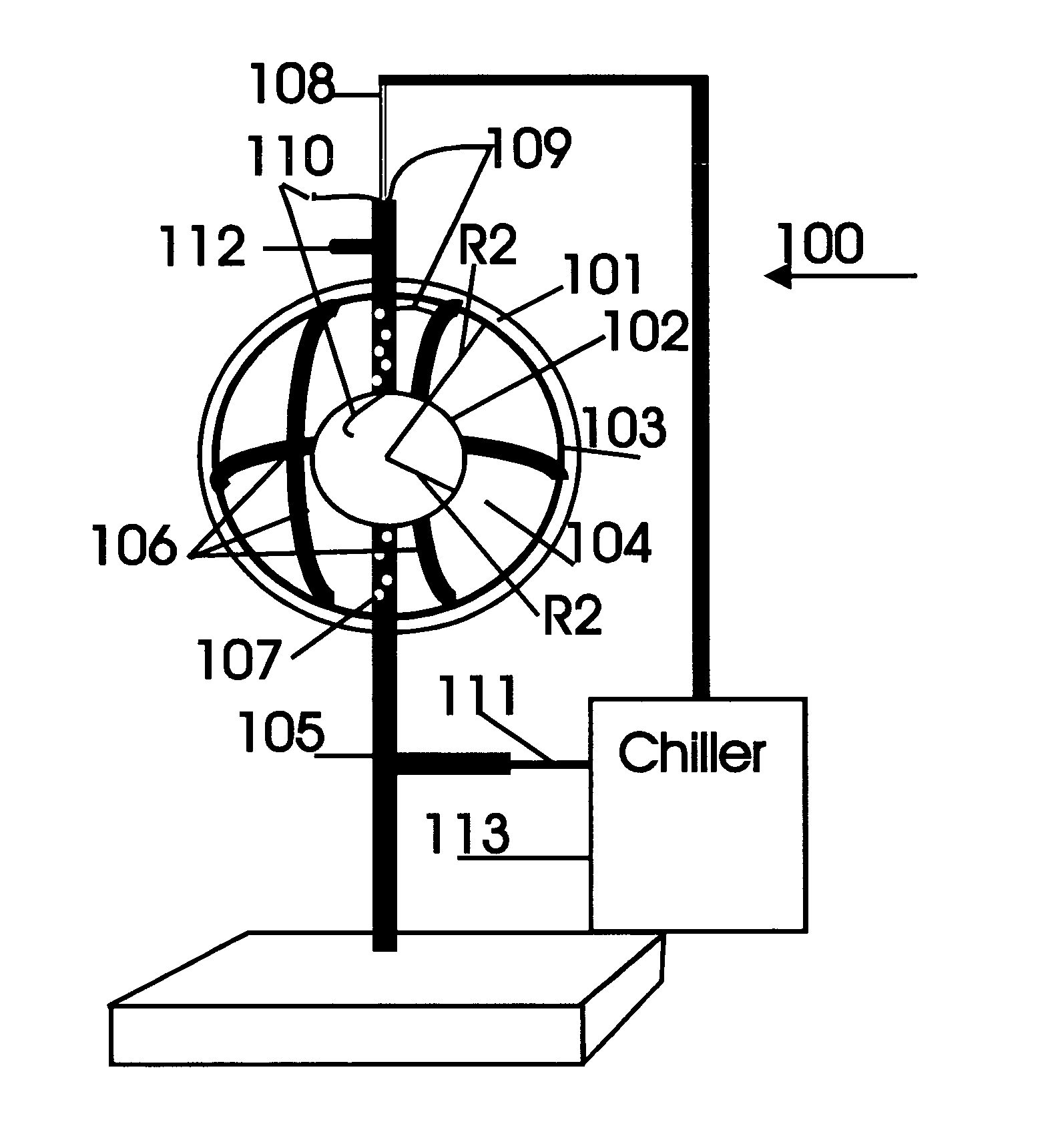 Scalable spherical laser