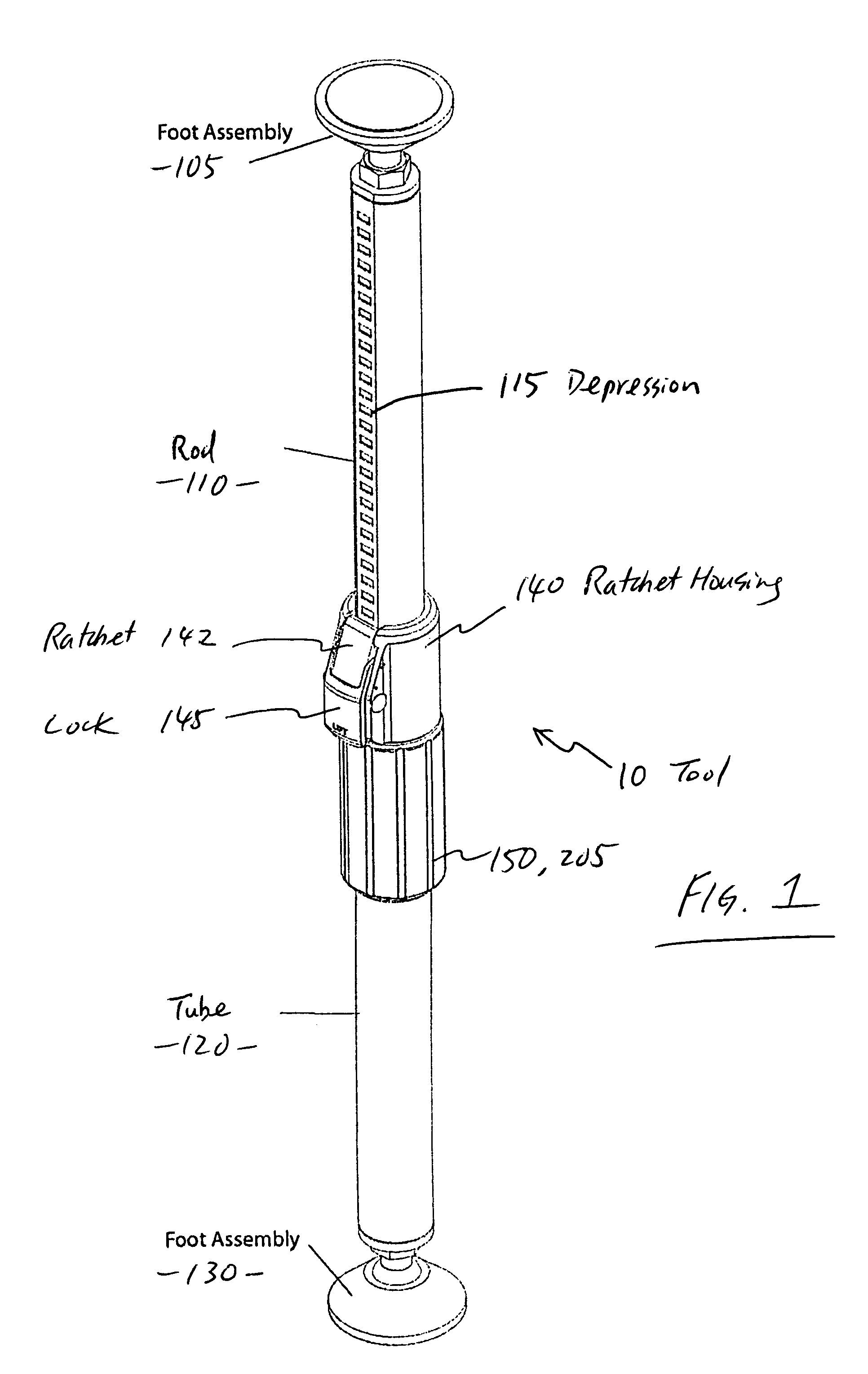 Adjustable support tool for vertical and horizontal mounting