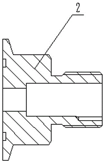 Vacuum furnace thermocouple installation leakage-prevention device