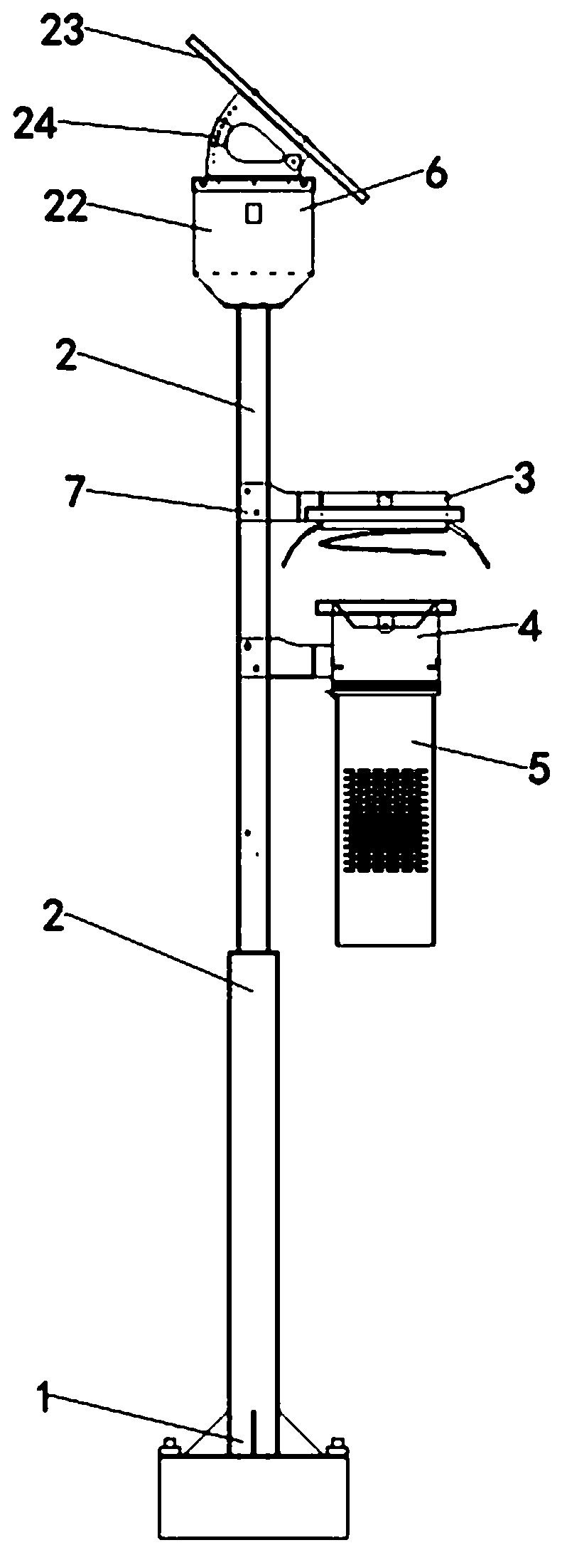 Statistical method for single target insects in given range and insecticidal lamp suitable for flying insects statistics in planting areas