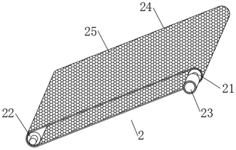 A process for recovering rubber granules using a recovery device for rubber granules