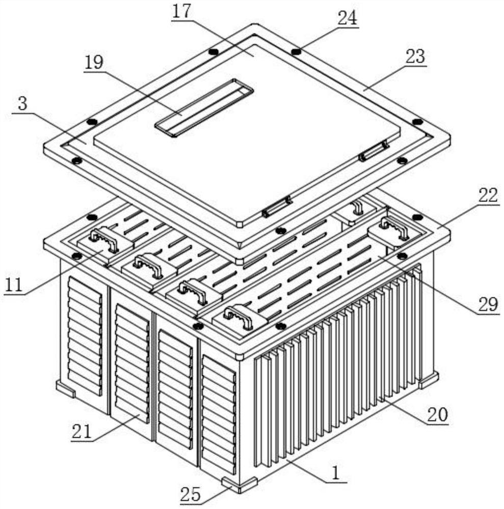 Anti-seismic all-terrain locomotive power supply system with good stability