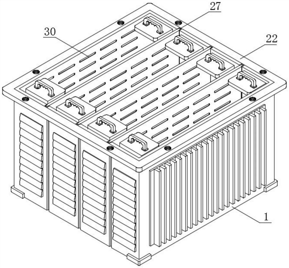 Anti-seismic all-terrain locomotive power supply system with good stability