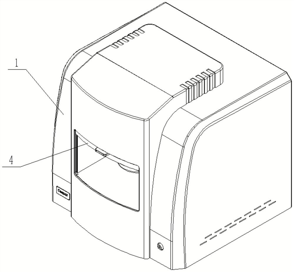 Wide-area Raman spectrum detector