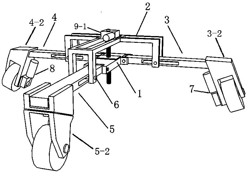 Electric moving trolley used for steering test table