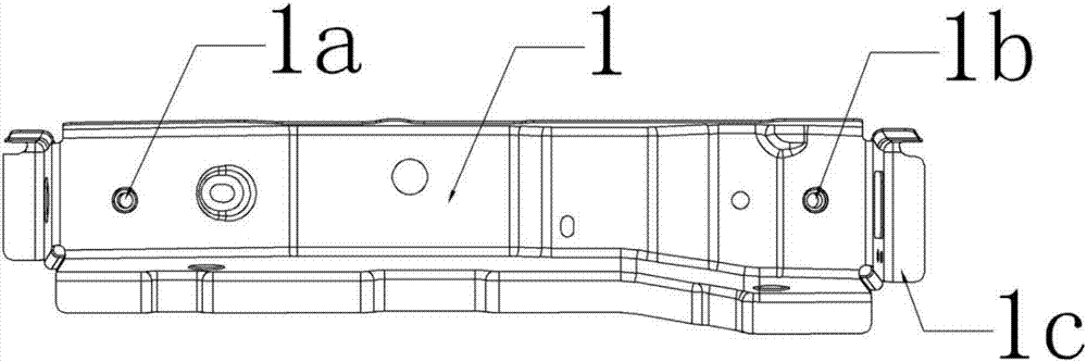 Front seat cross beam assembly