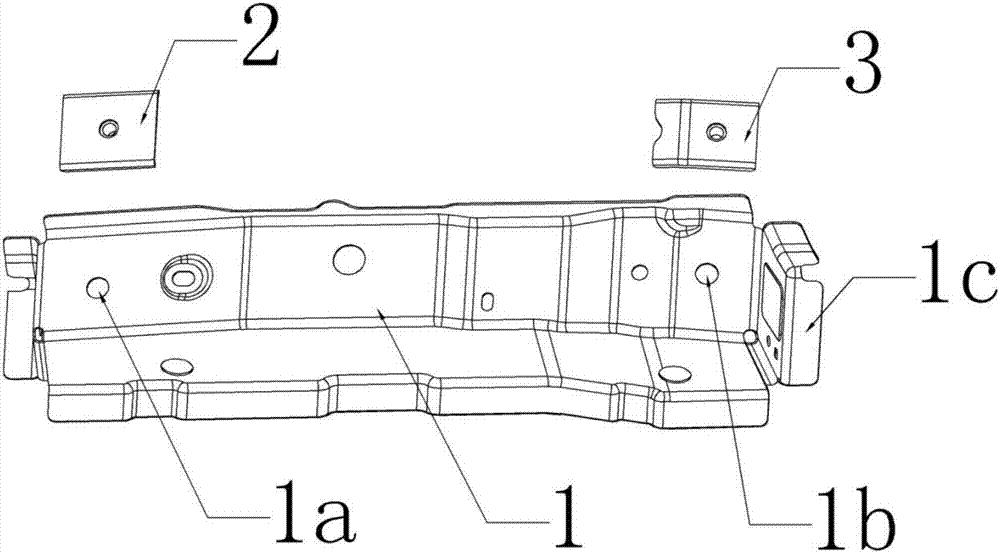 Front seat cross beam assembly