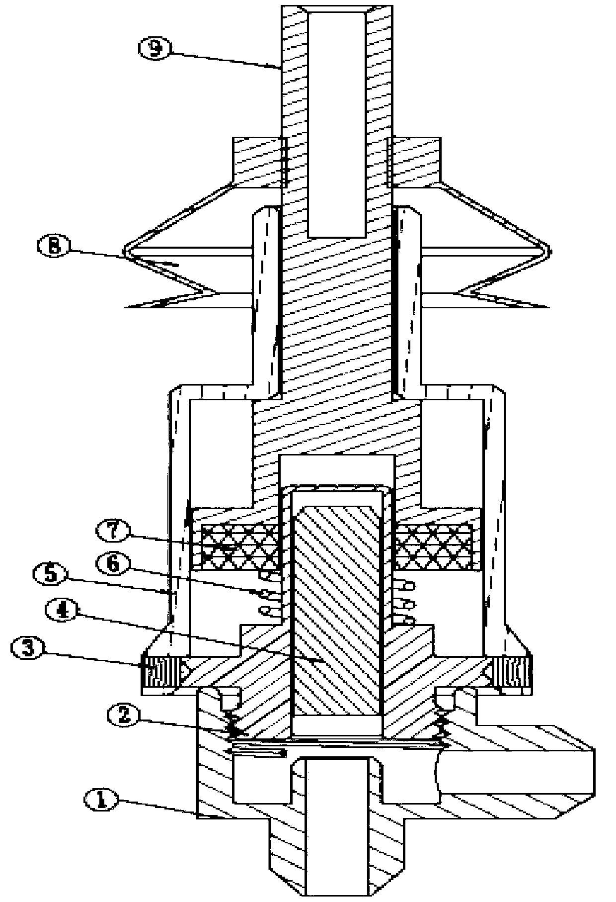 Stove fuel gas on-off control method and gas furnace