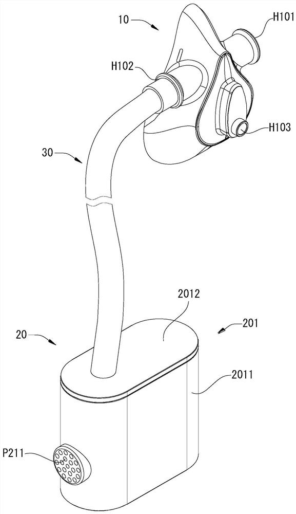 Respirator for pulmonary tuberculosis patients