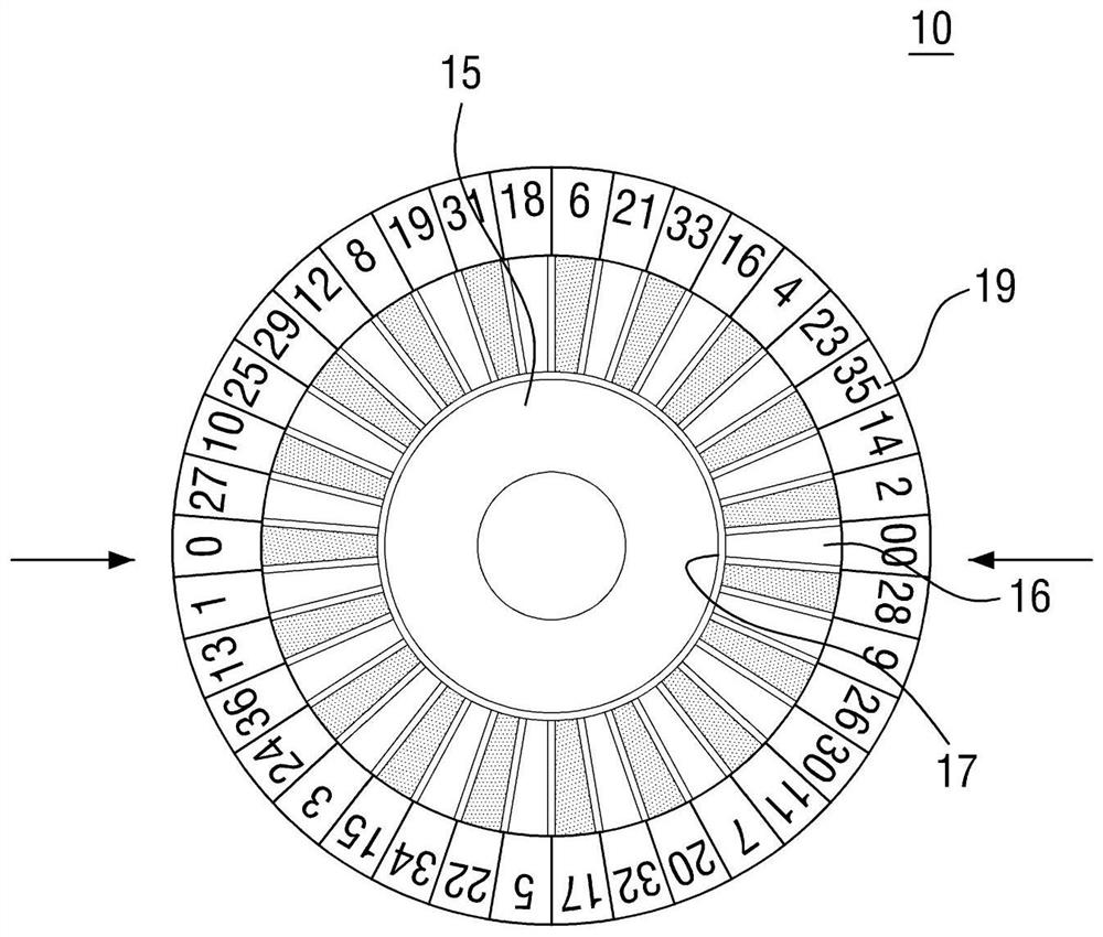 Multi-game machine display device