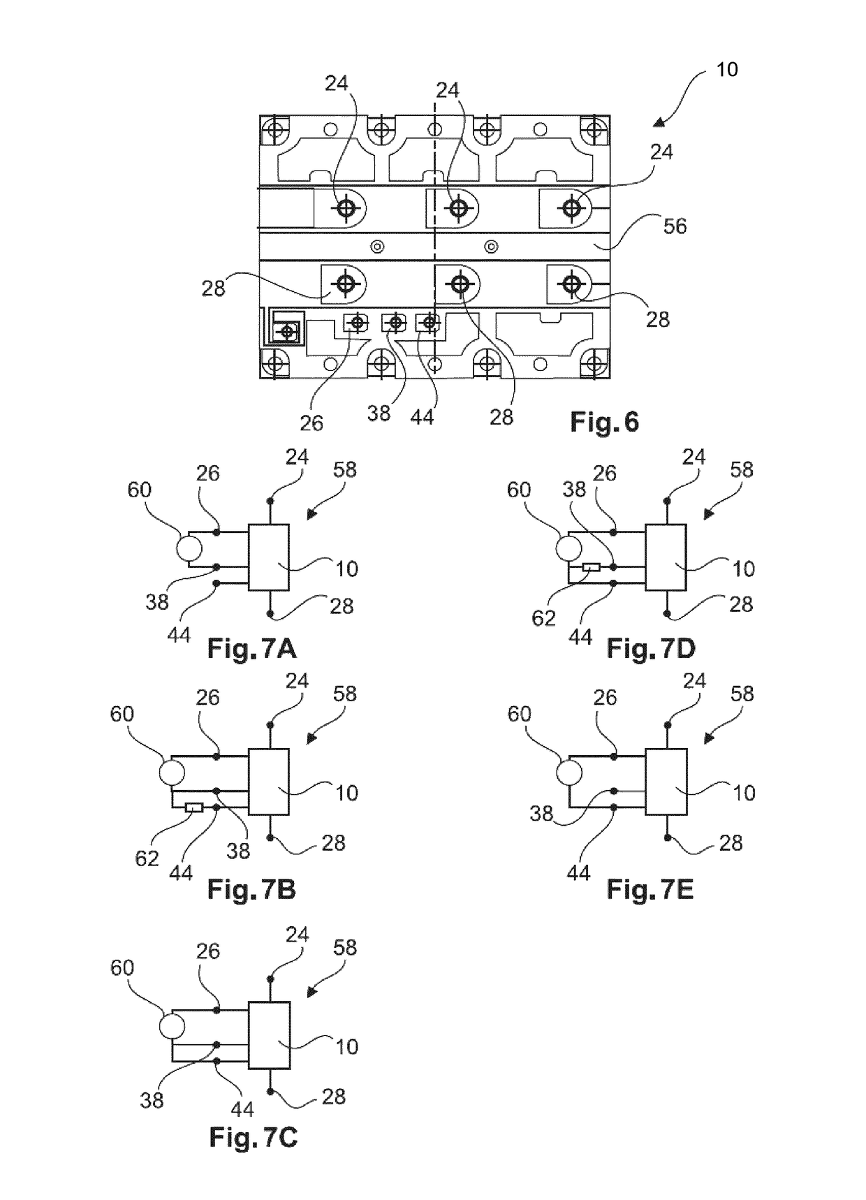 Semiconductor module with two auxiliary emitter conductor paths