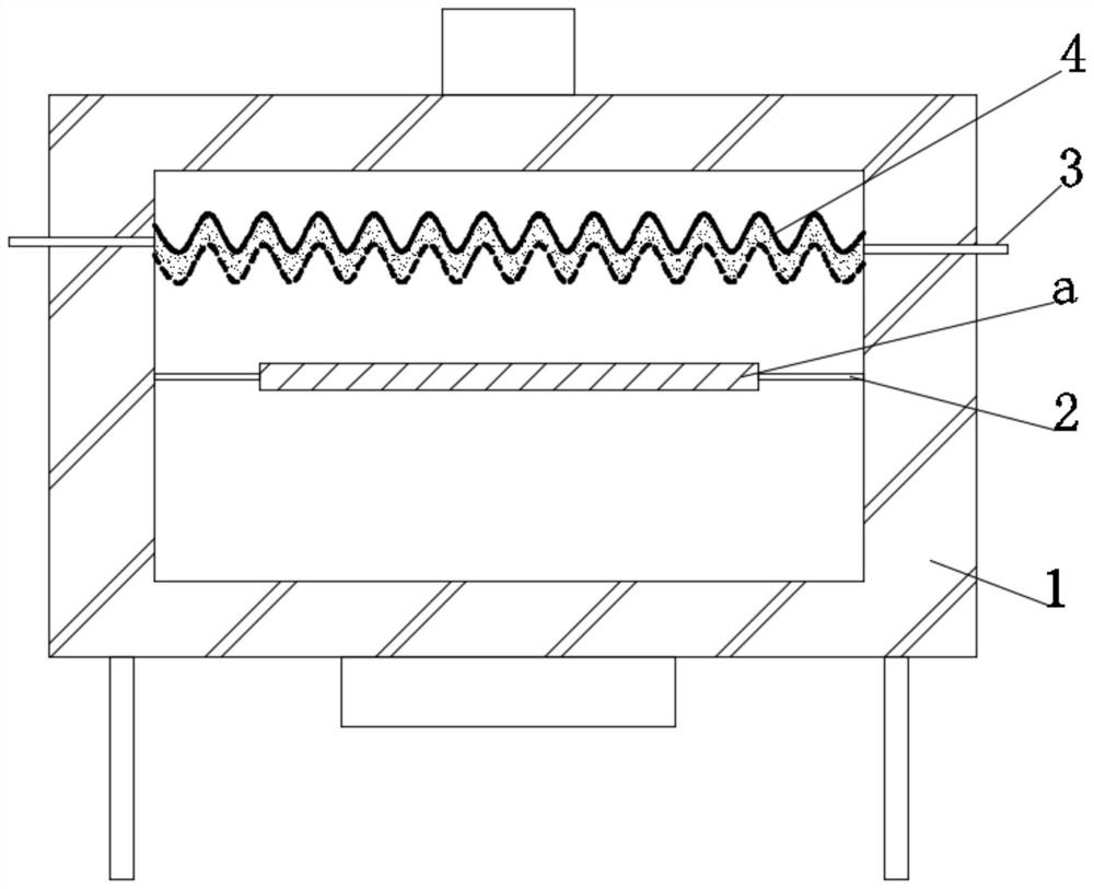 Tempering process based on metal heat treatment