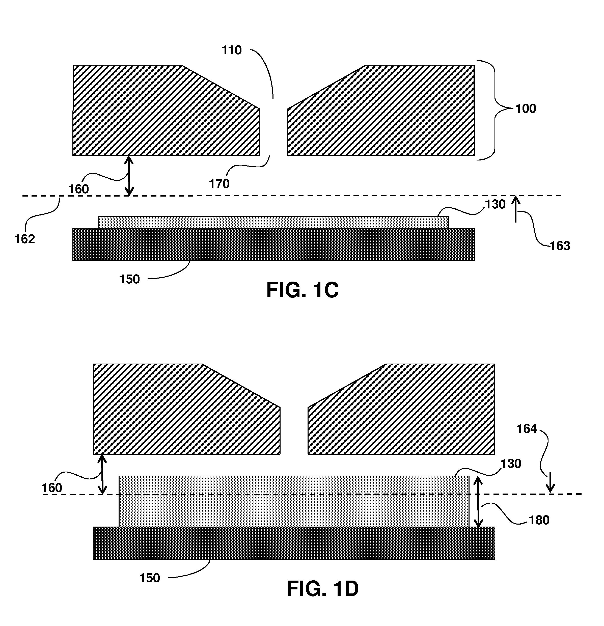 Particle impactor with selective height adjustment