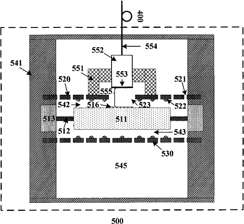 Optical fiber acceleration transducer probe and acceleration transducer system