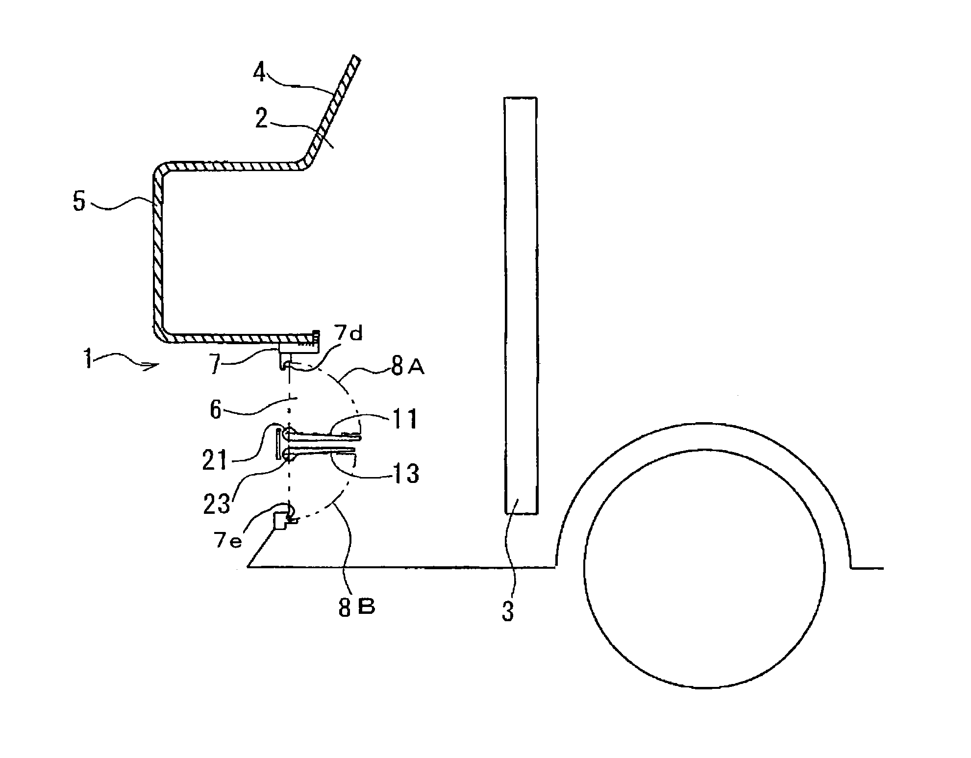 Grille shutter opening/closing control device