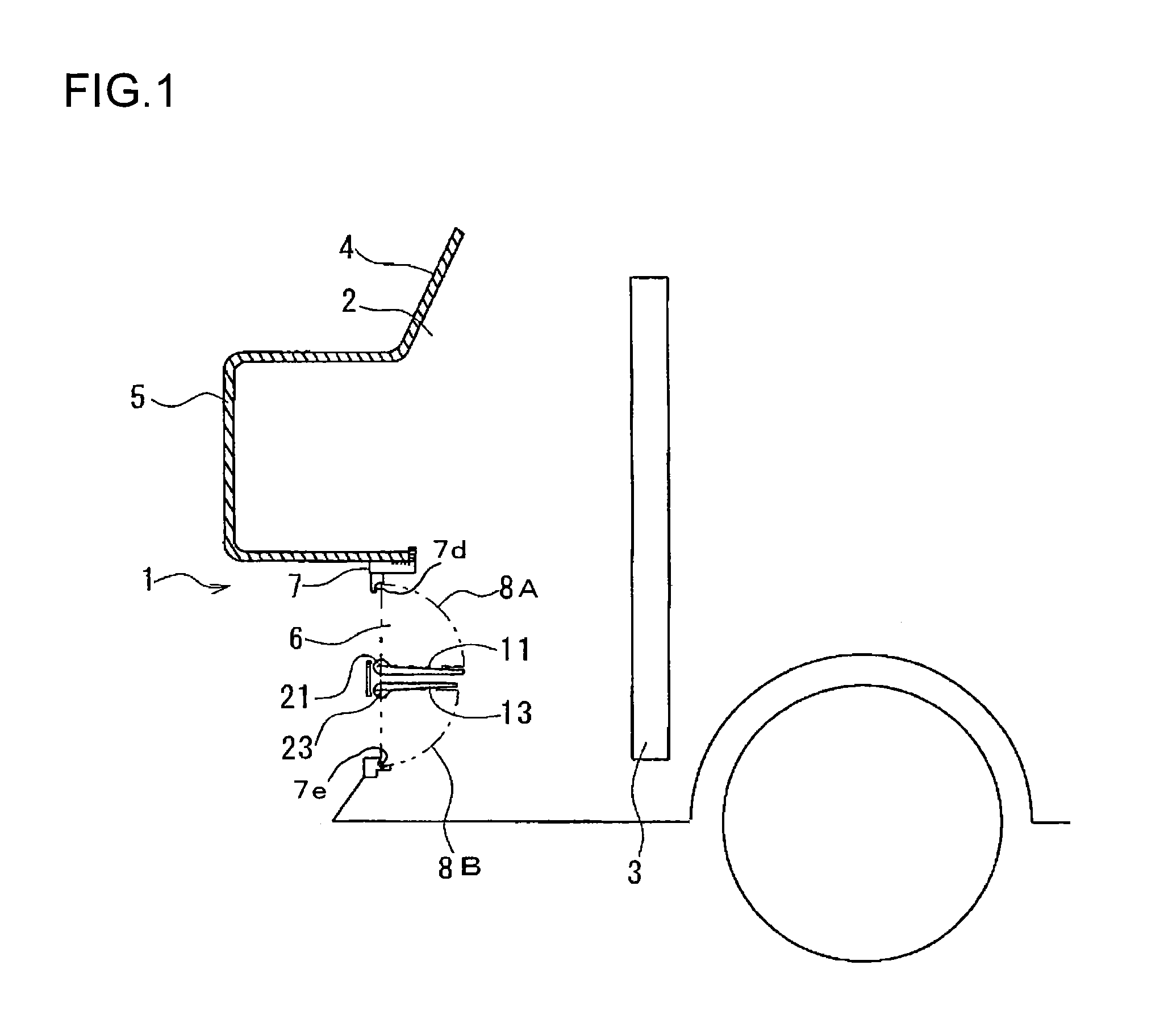 Grille shutter opening/closing control device