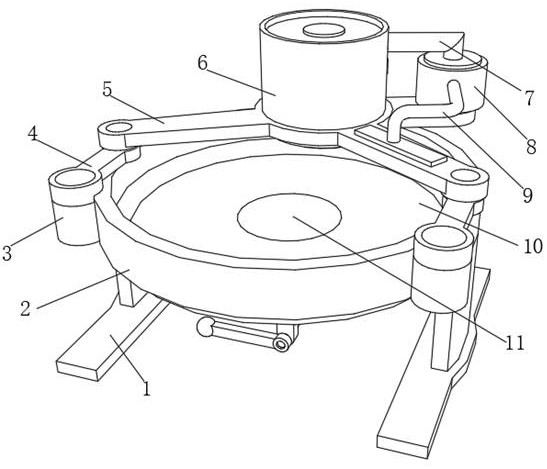 A polishing water spray device for rice processing