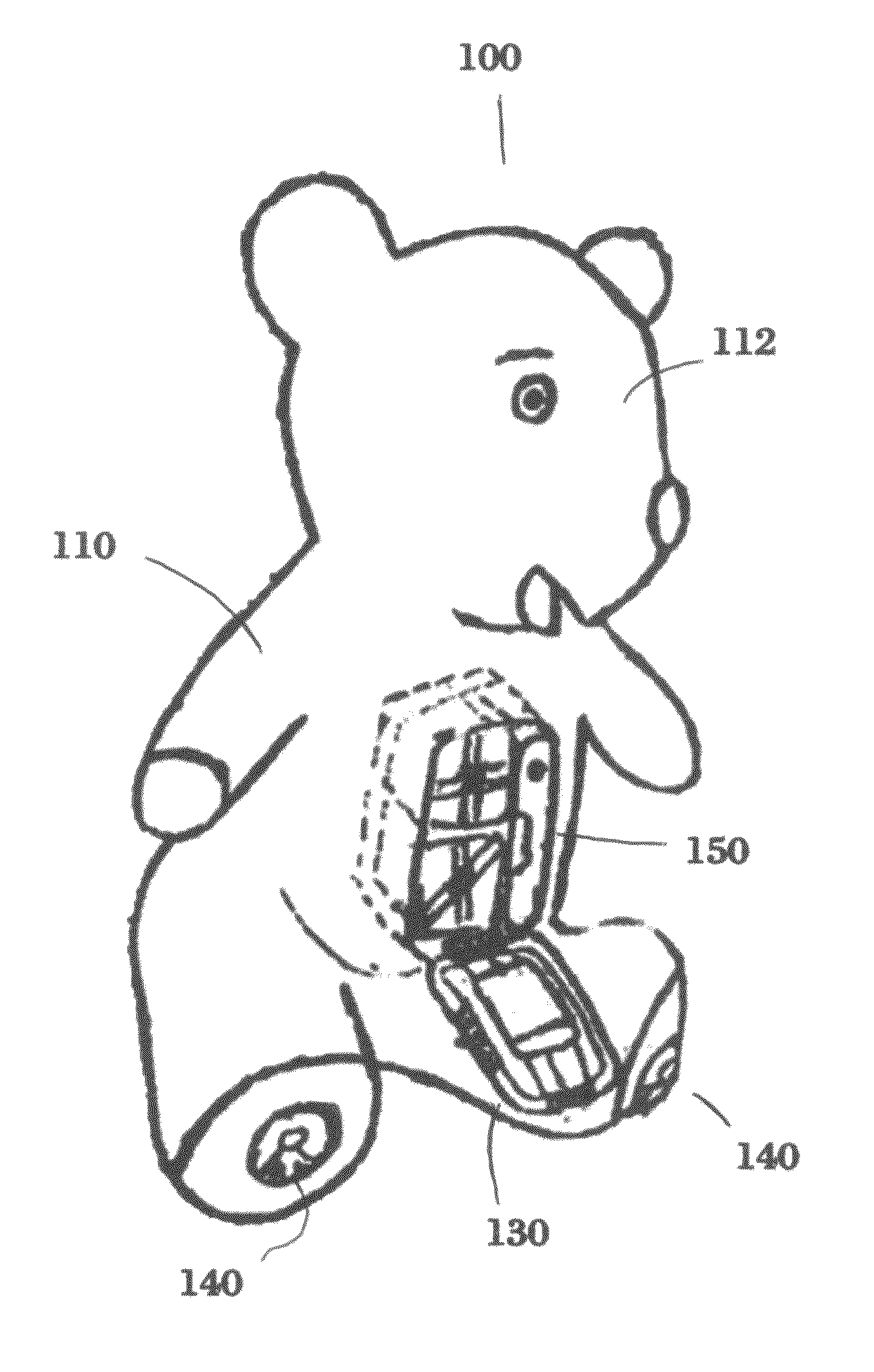 Novelty toy accessory with concealed compartment insert templates