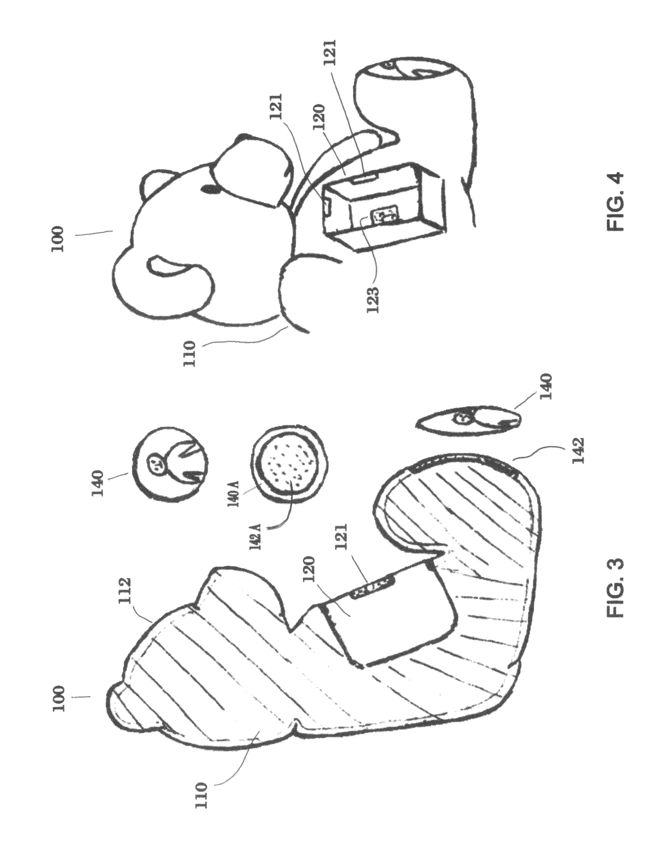 Novelty toy accessory with concealed compartment insert templates