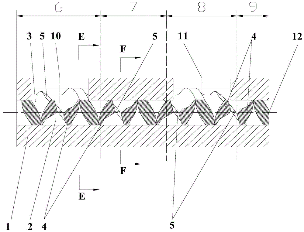 Same-direction self-cleaned twin-screw extruder with baffle plates and processing method thereof