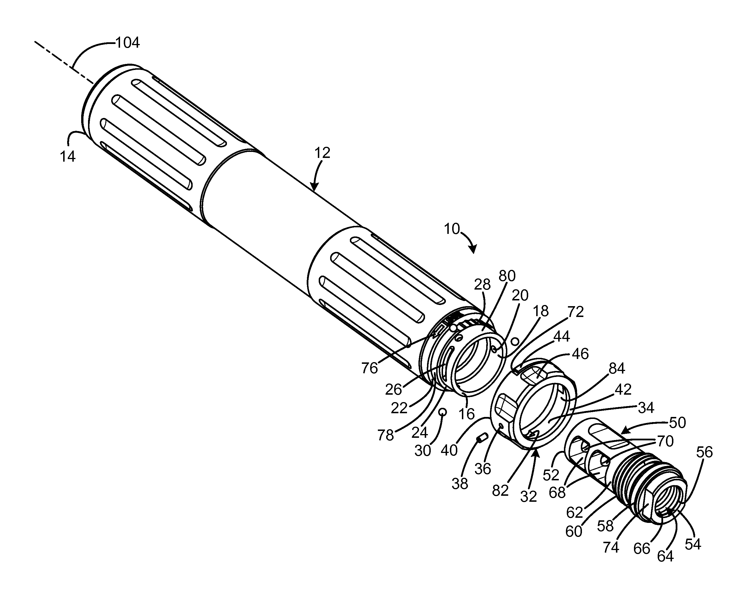 Firearm Suppressor Mounting Device