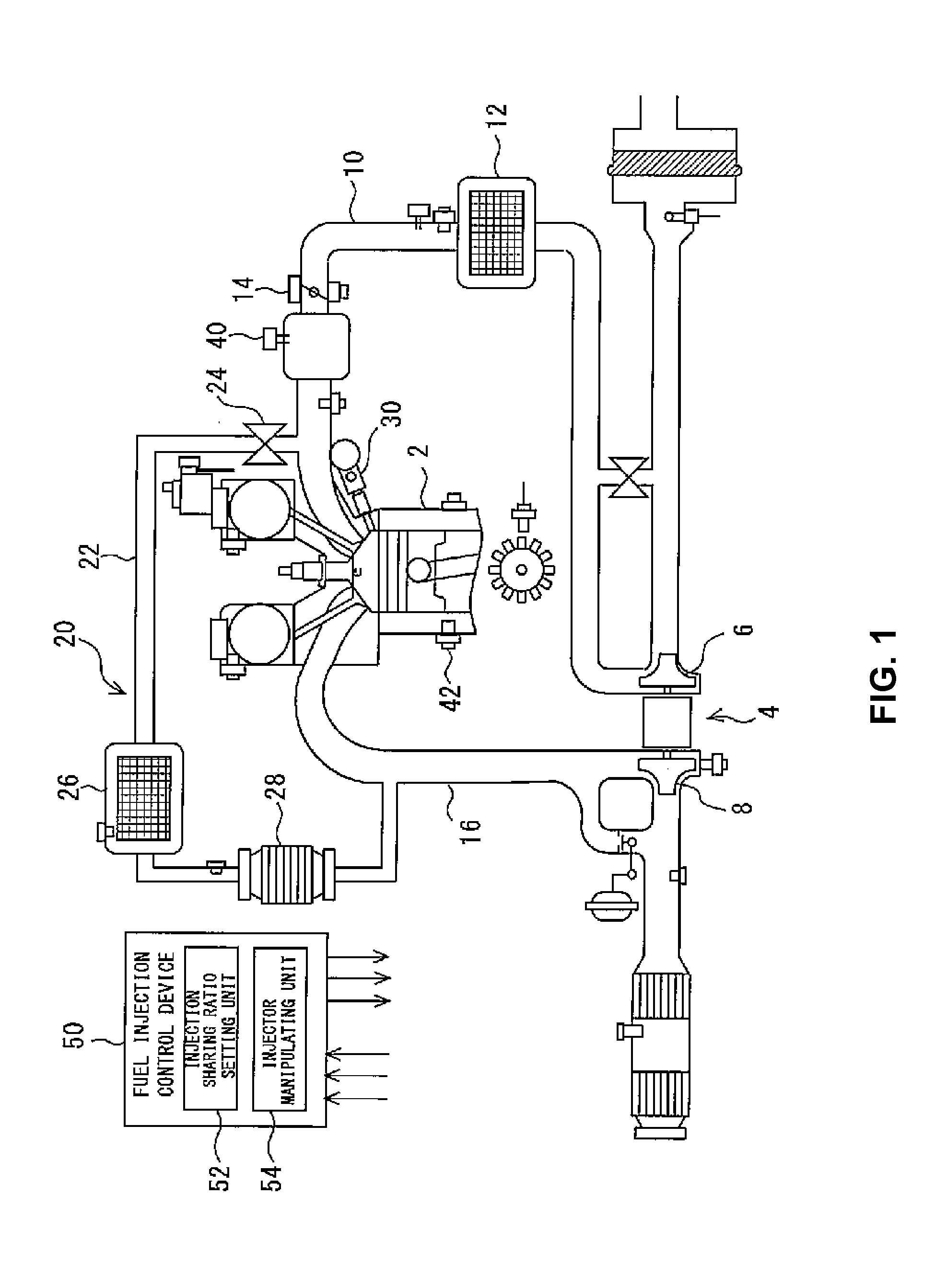 Fuel injection control device for internal combustion engine