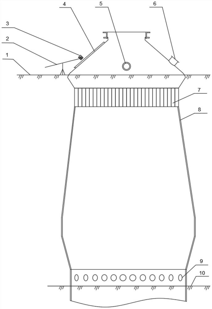 Method and system for detecting damage condition of blast furnace lining