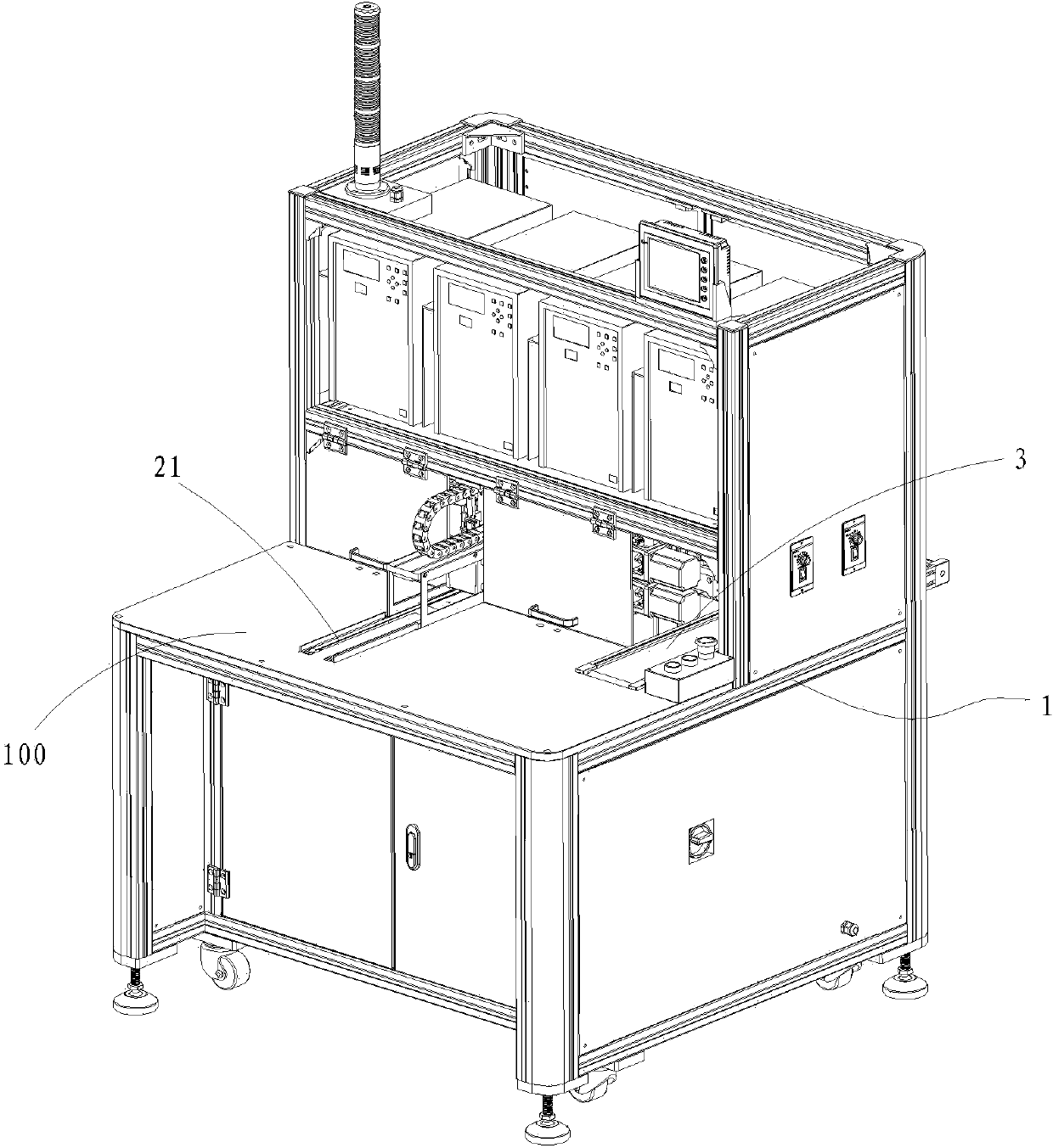 Spot welding machine for batteries