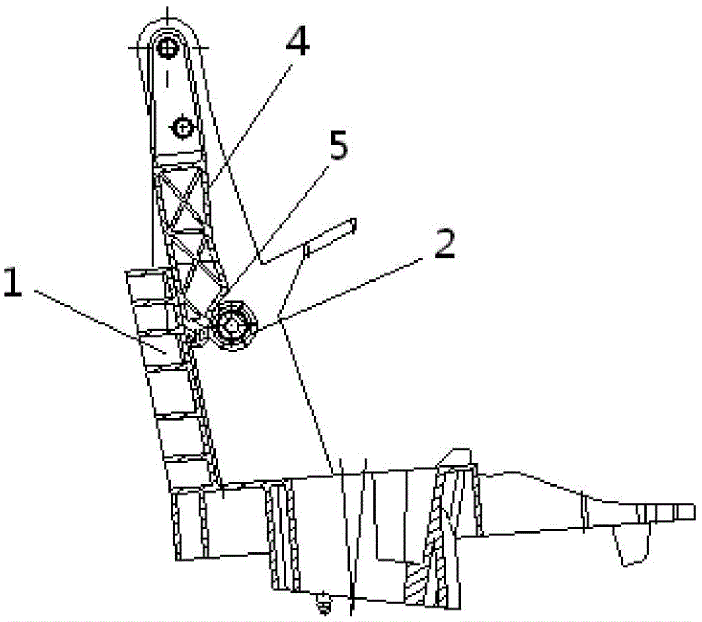 Crushing type pedal crushing mechanism and automobile with the mechanism