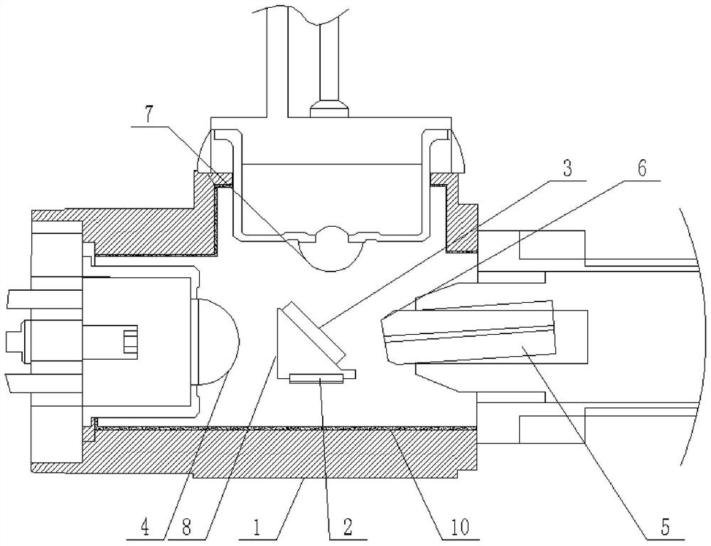 Low-crosstalk single-wavelength optical device