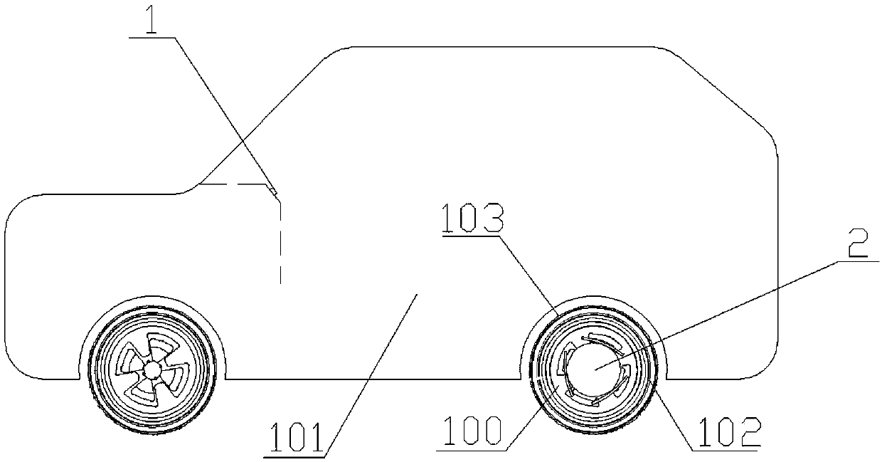 Full automatic relief device for automobile