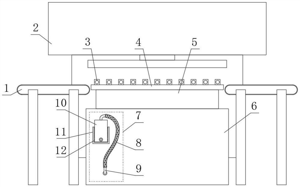 Wood molding veneering machine with fixing mechanism