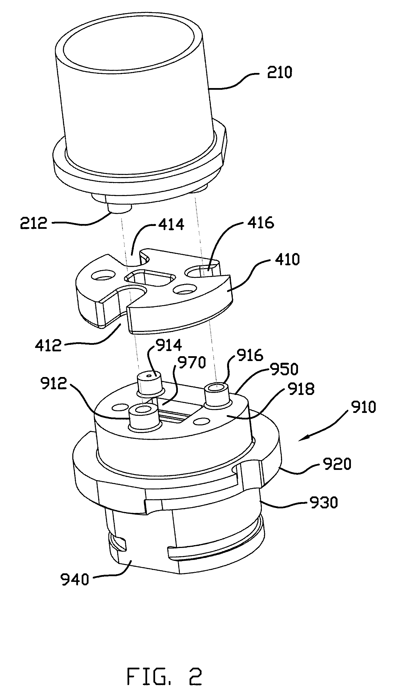 Multi-fiber optical connect